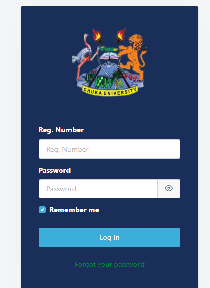 chuka university student portal