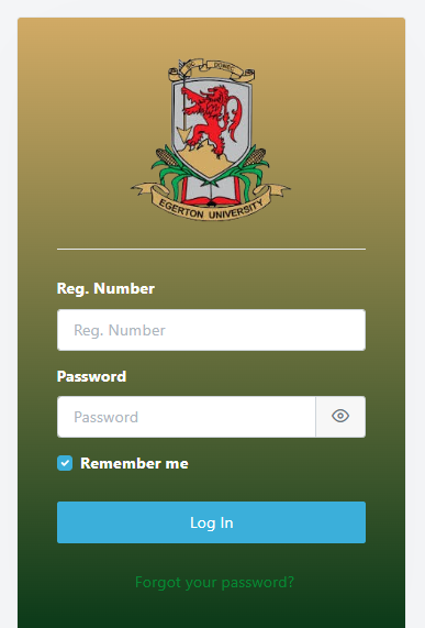 egerton university student portal