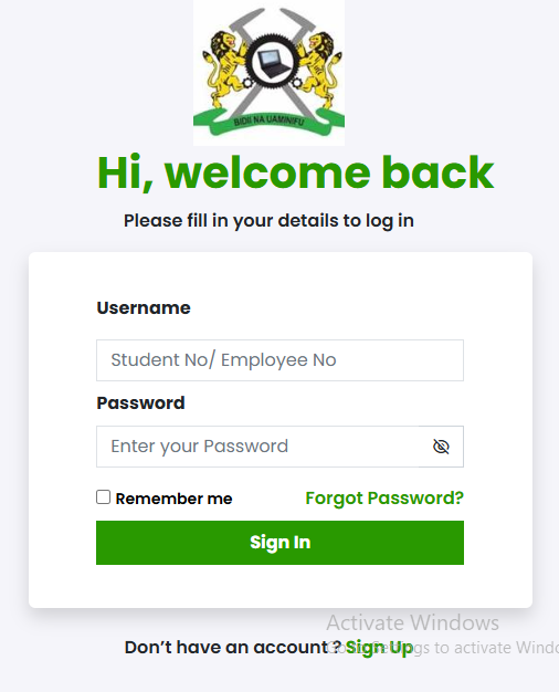 kabete national polytechnic student portal