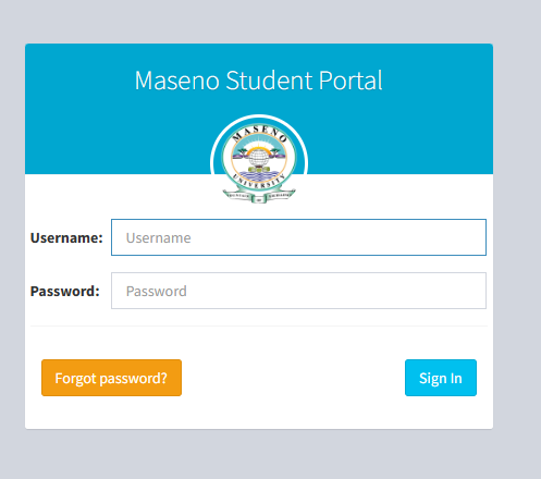 maseno student portal