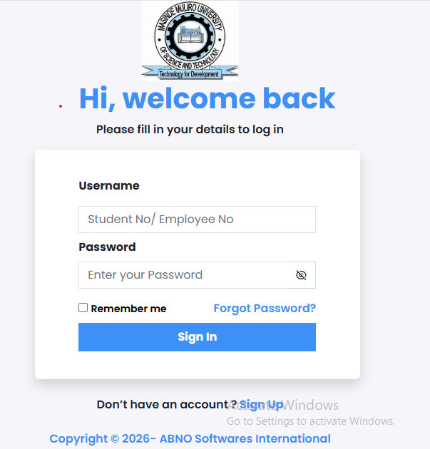 mmust student portal