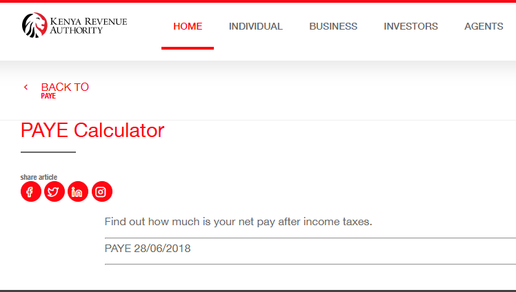 net salary calculator kenya