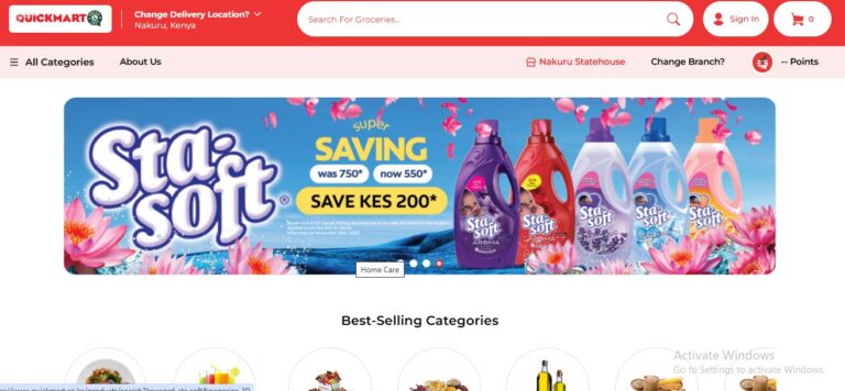 quickmart online shopping