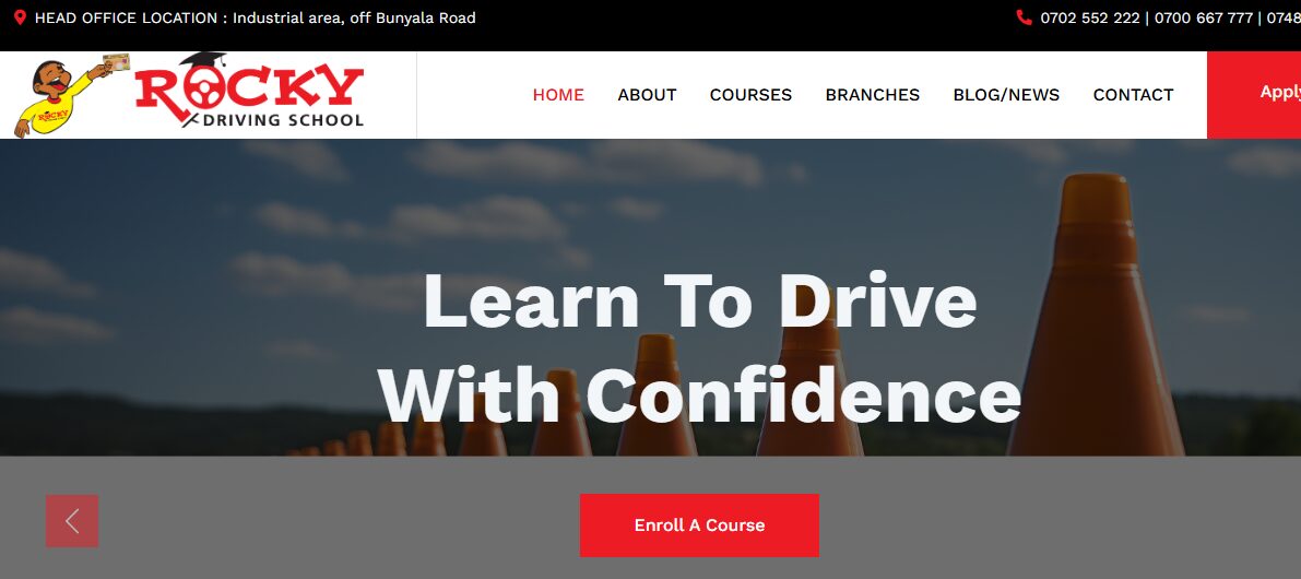 rocky driving school fees