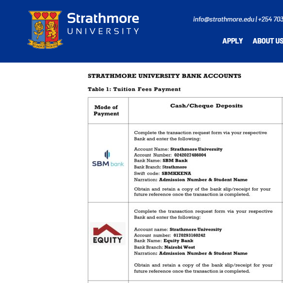 Looking for the latest Strathmore University fees? Check our detailed 2025/2026 guide for undergraduate, postgraduate, and professional courses, plus scholarship tips.