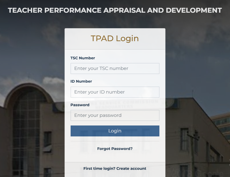 tpad login